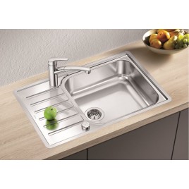 OUTLET BLANCO LANTOS XL 6S-IF Compact stal szlachetna szczotkowana z korkiem aut. 523140