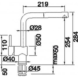OUTLET BLANCO Linus-S bateria kuchenna bezciśnieniowa, chrom 512200 USZKODZONE OPAKOWANIE