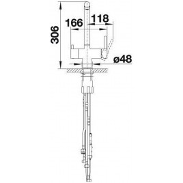 OUTLET BLANCO FONTAS-S II Bateria stal 525199 UŻYWANY