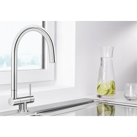 OUTLET BLANCO Coressa-F bateria kuchenna, dźwignia po prawej, chrom 521543 ROZPAKOWANE