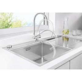 OUTLET BLANCO Coressa-F bateria kuchenna, dźwignia po prawej, chrom 521543 ROZPAKOWANE