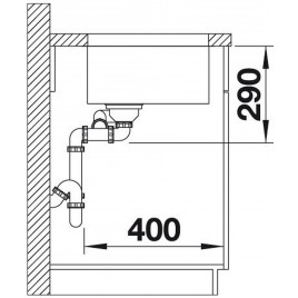 OUTLET BLANCO Andano 340/180-U zlewozmywak z stali nierdzewnej 522977 USZKODZONY