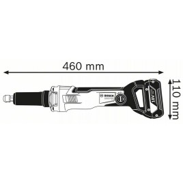 BOSCH GGS 18V-23 PLC Akumulatorowa szlifierka prosta, bez baterii, L-Boxx 0601229200