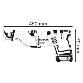 BOSCH GSA 18 V-LI Professional Akumulatorowa piła szablasta, 060164J000