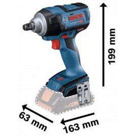 BOSCH GDS 18V-300 Akumulatorowa wkrętarka udarowa, 18V, bez baterii, L-Boxx 06019D8201