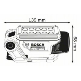 BOSCH GLI 12V-330 PROFESSIONAL Latarka bez akumulatora i ładowarki 06014A0000