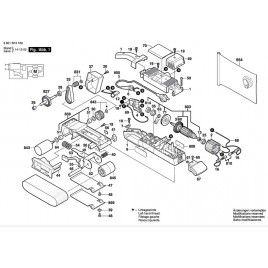 BOSCH GBS 75 AE PROFESSIONAL Szlifierka taśmowa 0601274708