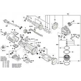 BOSCH GWX 13-125 S Szlifierka kątowa 125mm, 1300W 06017B6002