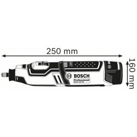 BOSCH GRO 12V-35 Narzędzie wysokoobrotowe akumulatorowe, 2 x 2,0 Ah L-BOXX 06019C5001