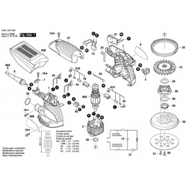 BOSCH GEX 125-1 AE PROFESSIONAL Szlifierka mimośrodowa 0601387500