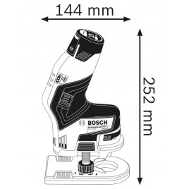 BOSCH GKF 12V-8 PROFESSIONAL Akumulatorowa frezarka krawędziowa 06016B0000