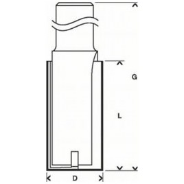 Bosch Frezy do wpustów 8 mm, D1 12 mm, L 32 mm, G 62 mm 2608628374