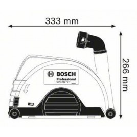 BOSCH GDE 230 FC-S Professional Pokrywa odsysająca 1600A003DL