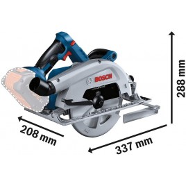 BOSCH GKS 18V-68 C PROFESSIONAL Akumulatorowa pilarka tarczowa BITURBO 06016B5000