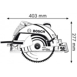 BOSCH GKS 235 Turbo PROFESSIONAL Pilarka tarczowa 06015A2001