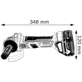 BOSCH GWS 180-LI Akumulatorowa Szlifierka Kątowa 18V, 115 mm, (Bez akumulatora) 06019H9022