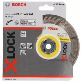 Bosch X-LOCK Ostrze, tarcza 125 × 22,23 × 2 × 10mm 2608615166