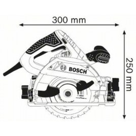 BOSCH GKS 55+ GCE PROFESSIONAL Rpilarka tarczowa , 1.350W, 0601682100