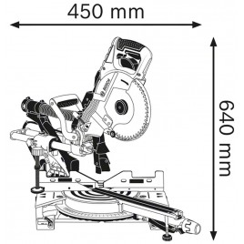 BOSCH GCM 8 SDE Pilarka ukośnica, 0601B19200