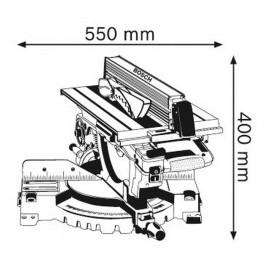 BOSCH GTM 12 JL Professional Stacjonarna piła uniwersalna 0601B15001