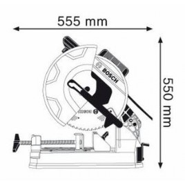 BOSCH GCD 12 JL PROFESSIONAL Piła do cięcia metalu 0601B28000