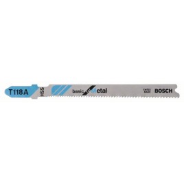 Bosch Brzeszczot do wyrzynarek T 118 A Basic for Metal 2608631507