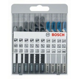 BOSCH 10-częściowy zestaw brzeszczotów do wyrzynarek Basic for Metal and Wood 2607010630