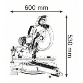 BOSCH GCM 12 SDE PROFESSIONAL Pilarka ukośnica 0601B23100