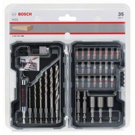 Bosch Zestaw 35 wierteł i bitów do drewna 2607017566