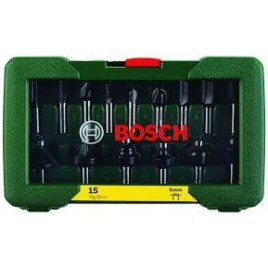 BOSCH 12-częściowy zestaw frezów TC (8mm stopka) 2607019466