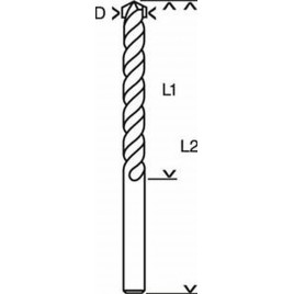 BOSCH Wiertła do kamienia CYL-1, 6 x 60 x 100 mm, 1609200207