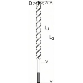 BOSCH Wiertła do młotów SDS-max-7 32 x 400 x 520 mm 2608586792