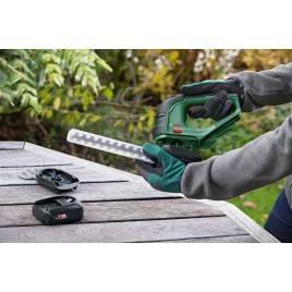 BOSCH AdvancedShear 18V-10 Zestaw: akumulatorowe nożyce do trawy i do krzewów 0600857000