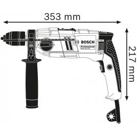 BOSCH GSB 18-2 RE PROFESSIONAL Wiertarka udarowa z uchwytem kluczykowym 06011A2190