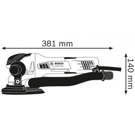 BOSCH GET 75-150 PROFESSIONAL Szlifierka mimośrodowa 750W 0601257100