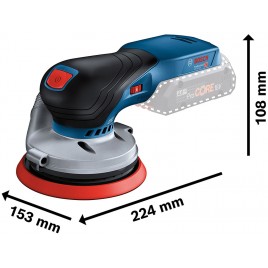 BOSCH GEX 18V-125 PROFESSIONAL Akumulatorowa szlifierka mimośrodowa 0601372201