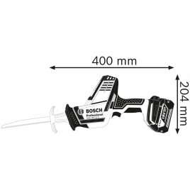 BOSCH GSA 18 V-LI C Akumulatorowa piła szablasta, L-BOXX, 2x 5,0 Ah, 06016A5002