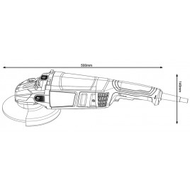 BOSCH GWS 2200 PROFESSIONAL Szlifierka kątowa 06018C1320