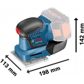 BOSCH GSS 18V-10 PROFESSIONAAkumulatorowe szlifierki oscylacyjne (solo), L-BOXX 06019D0202