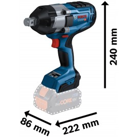 BOSCH GDS 18V-1050 H Professional Akumulatorowe klucze udarowe 06019J8500