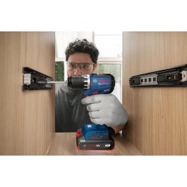 BOSCH GSR18V-52 PROFESSIONAL Wiertarko-wkrętarka aku, 2× EXBA18V-40, L-BOXX 06019S002C
