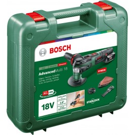 BOSCH AdvancedMulti 18 Aku narzędzie wielofunkcyjne, 1× aku 2,5 Ah, Ładowark 0603104001