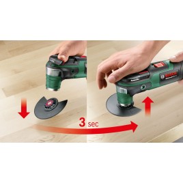 BOSCH AdvancedMulti 18 Aku narzędzie wielofunkcyjne, 1× aku 2,5 Ah, Ładowark 0603104001