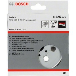 BOSCH Talerze szlifierskie miękki, 125 mm 2608000351