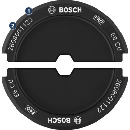BOSCH PRO Crimping Die, E6 CU, 6 mm2, Copper 2608001122