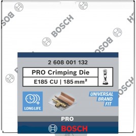 BOSCH PRO Crimping Die, E185 CU, 185 mm2, Copper 2608001132
