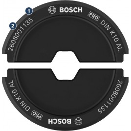 BOSCH PRO Crimping Die, DIN K10 AL, 10 mm2, Aluminium 2608001135