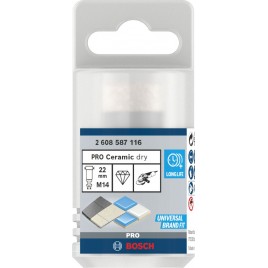 BOSCH Koronka wiertnicza PRO Ceramic dry, 22 × 35 × 22,23 mm 2608587116