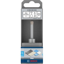 BOSCH Wiertło do pracy na sucho do ceramiki PRO Ceramic dry Drill Bit, 6 x 33 x 13 mm