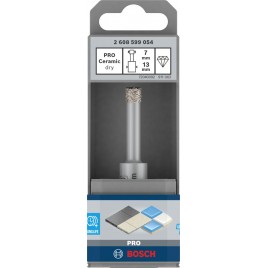 BOSCH Wiertło do pracy na sucho do ceramiki PRO Ceramic dry Drill Bit, 7 x 33 x 13 mm